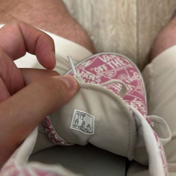 Vans Of The Wall Womens Pink‎ Doheny Canvas Lace Up Sneaker Shoes Size 11 - Picture 8 of 8